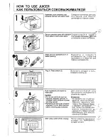 Preview for 5 page of Panasonic MK-8710P Operating	 Instruction