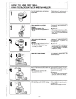 Preview for 7 page of Panasonic MK-8710P Operating	 Instruction