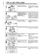 Preview for 13 page of Panasonic MK-8710P Operating	 Instruction