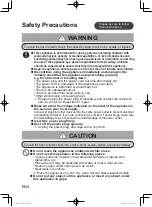 Предварительный просмотр 4 страницы Panasonic MK-CM300 Operating Instructions Manual