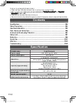 Preview for 2 page of Panasonic MK-F310 Operating Instructions Manual