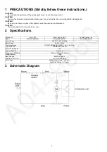 Preview for 2 page of Panasonic MK-MG1000WTN Service Manual