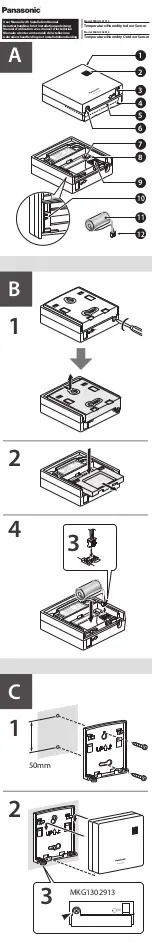 Preview for 1 page of Panasonic MKG1301913 User Manual