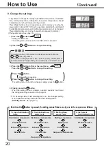 Предварительный просмотр 20 страницы Panasonic MLS-3751 Operating Instructions Manual