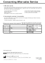 Preview for 32 page of Panasonic MLS-3751 Operating Instructions Manual