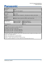 Preview for 5 page of Panasonic MN103SFX1K Manual