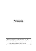 Preview for 99 page of Panasonic MN34120PAJ Manual