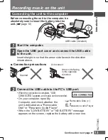 Preview for 13 page of Panasonic MP010W - Digital Player - Flash 1 GB Operating Instructions Manual