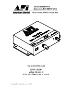 Panasonic MRM-1600P Instruction Manual preview