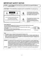 Предварительный просмотр 3 страницы Panasonic MTM1980 - DISPLAY MEDICAL MONITOR Operating Instructions Manual