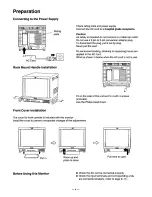 Предварительный просмотр 5 страницы Panasonic MTM1980 - DISPLAY MEDICAL MONITOR Operating Instructions Manual