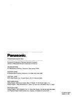 Предварительный просмотр 16 страницы Panasonic MTM1980 - DISPLAY MEDICAL MONITOR Operating Instructions Manual