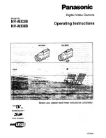 Panasonic MV-MX2B Operating Instructions Manual preview