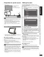 Preview for 7 page of Panasonic MW20 - DIGITAL PHOTO FRAME Operating Instructions Manual