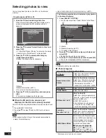 Предварительный просмотр 10 страницы Panasonic MW20 - DIGITAL PHOTO FRAME Operating Instructions Manual
