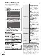 Preview for 14 page of Panasonic MW20 - DIGITAL PHOTO FRAME Operating Instructions Manual