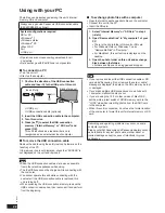 Предварительный просмотр 22 страницы Panasonic MW20 - DIGITAL PHOTO FRAME Operating Instructions Manual