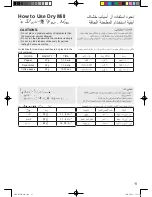 Preview for 11 page of Panasonic MX-151SG2 Operating Instructions Manual