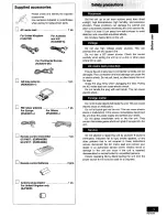 Preview for 3 page of Panasonic MX-AC210 Operating Instructions Manual