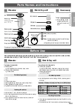 Предварительный просмотр 6 страницы Panasonic MX-EX1081 Operating Instructions Manual