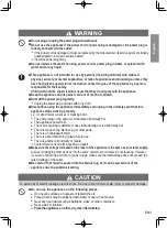 Предварительный просмотр 3 страницы Panasonic MX-EX1561 Operating Instructions Manual