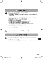 Предварительный просмотр 5 страницы Panasonic MX-GS1 Operating Instructions Manual