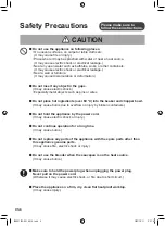 Предварительный просмотр 6 страницы Panasonic MX-GS1 Operating Instructions Manual