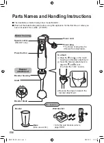 Предварительный просмотр 8 страницы Panasonic MX-GS1 Operating Instructions Manual