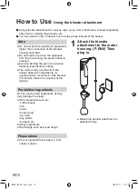 Предварительный просмотр 10 страницы Panasonic MX-GS1 Operating Instructions Manual