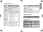 Preview for 8 page of Panasonic MX-S101 Operating Instructions Manual