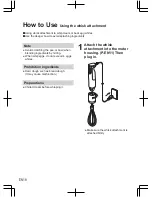 Preview for 40 page of Panasonic MX-SS40 Operating Instructions Manual