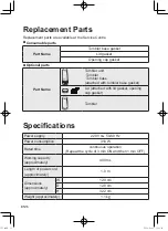 Preview for 17 page of Panasonic MX-XP103 Operating Instructions Manual