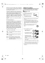 Предварительный просмотр 4 страницы Panasonic MZ2000H Series Operating Instructions Manual