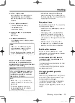 Preview for 19 page of Panasonic NA-106VC Operating Instructions & Installation Instructions