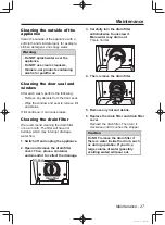 Preview for 27 page of Panasonic NA-106VC Operating Instructions & Installation Instructions