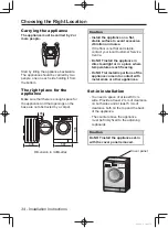 Preview for 34 page of Panasonic NA-106VC Operating Instructions & Installation Instructions