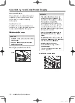 Preview for 38 page of Panasonic NA-106VC Operating Instructions & Installation Instructions