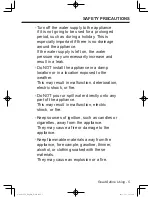 Preview for 5 page of Panasonic NA-106VC5 Operating Instructions & Installation Instructions