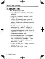 Preview for 6 page of Panasonic NA-106VC5 Operating Instructions & Installation Instructions