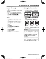 Preview for 25 page of Panasonic NA-106VC5 Operating Instructions & Installation Instructions