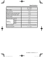 Preview for 41 page of Panasonic NA-106VC5 Operating Instructions & Installation Instructions