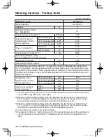 Preview for 42 page of Panasonic NA-106VC5 Operating Instructions & Installation Instructions