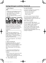 Предварительный просмотр 14 страницы Panasonic NA-106VC6 Operating Instructions & Installation Instructions