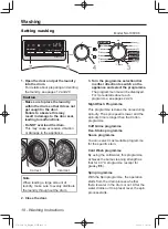 Предварительный просмотр 18 страницы Panasonic NA-106VC6 Operating Instructions & Installation Instructions