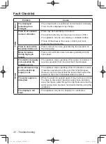 Предварительный просмотр 32 страницы Panasonic NA-106VC6 Operating Instructions & Installation Instructions