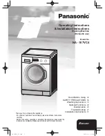 Preview for 1 page of Panasonic NA-107VC4 Operating Instructions & Installation Instructions