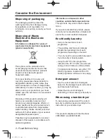 Preview for 2 page of Panasonic NA-107VC4 Operating Instructions & Installation Instructions