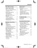 Preview for 3 page of Panasonic NA-107VC4 Operating Instructions & Installation Instructions