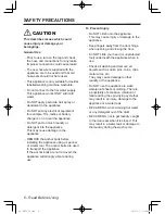 Preview for 6 page of Panasonic NA-107VC4 Operating Instructions & Installation Instructions