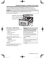 Preview for 9 page of Panasonic NA-107VC4 Operating Instructions & Installation Instructions